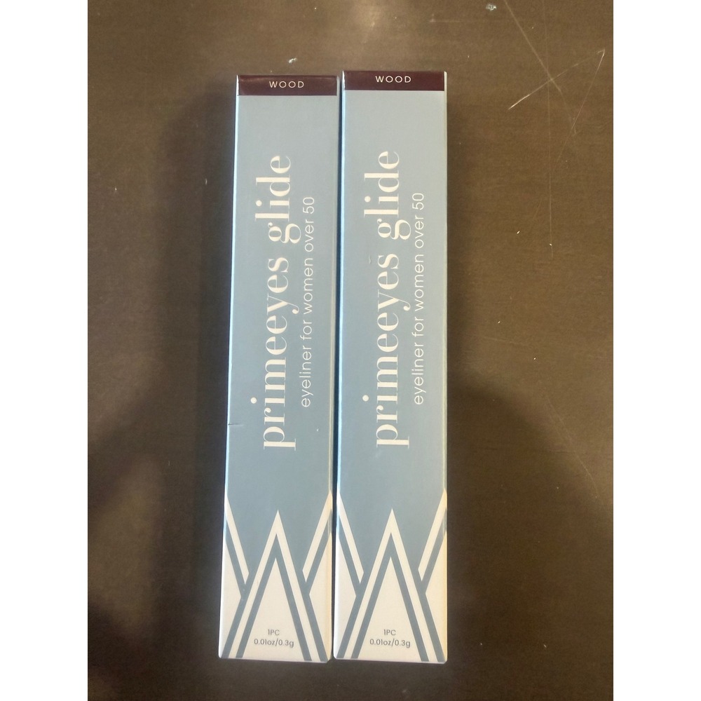 Prime Prometics Primeeyes Glide Eyeliner Wood Brown for Women Over 50 2 Pack NEW
